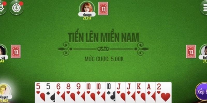 Giới thiệu tựa game đánh bài tiến lên miền Nam